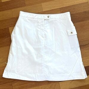 ASTRA CLASSIC Golf Skirt Skort Women's SIZE 4 White Microfiber Athletic Active